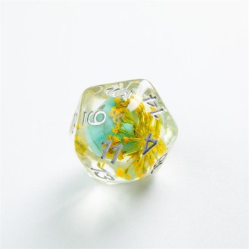Green Skull RPG Dice Set (7pcs)