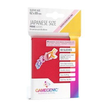 Prime Japanese Sized Sleeves Red