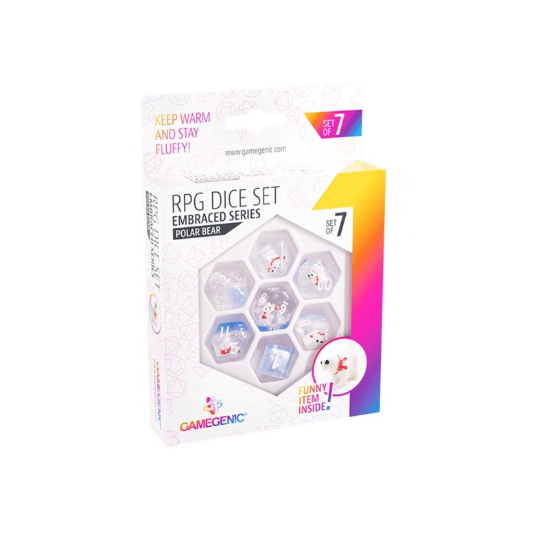 Polar Bear RPG Dice Set (7pcs)