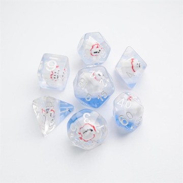 Polar Bear RPG Dice Set (7pcs)