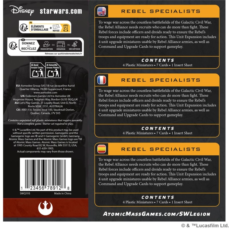 SWL: Rebel Specialists