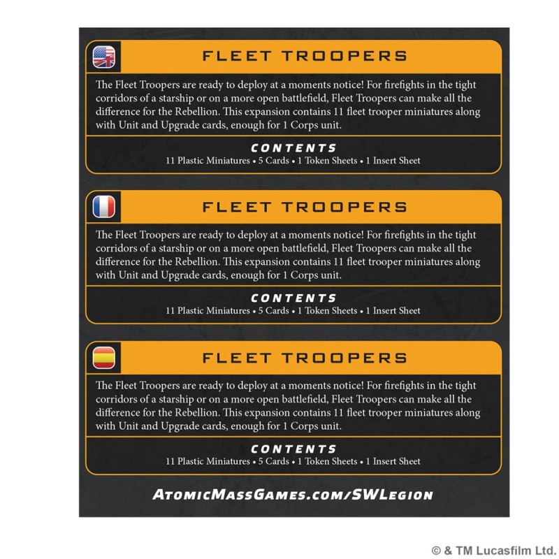 SWL: Fleet Troopers