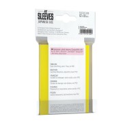 Just Sleeves Japanese Size Yellow (60)