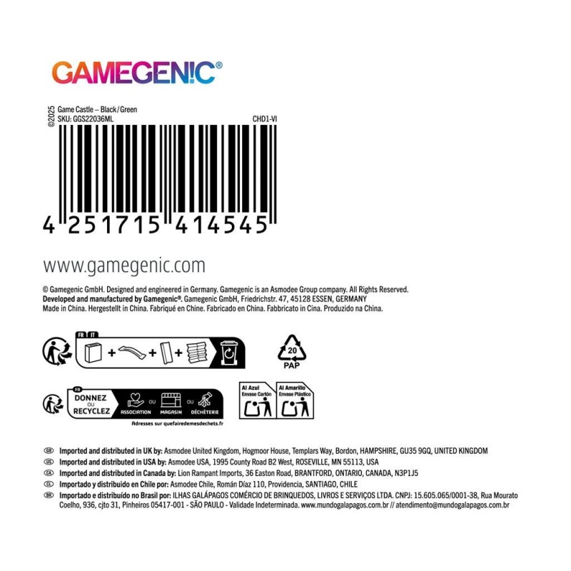 Game Castle Black/Green