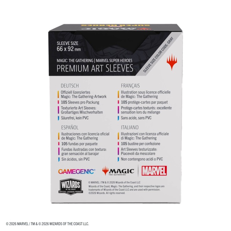 MTG Marvel SH Art Sleeves Captain America