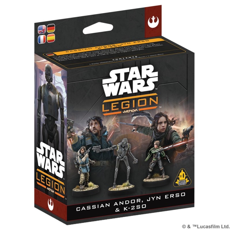 SWL: Cassian Andor, Jyn Erso & K-2SO