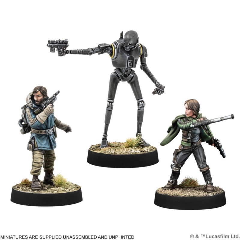 SWL: Cassian Andor, Jyn Erso & K-2SO