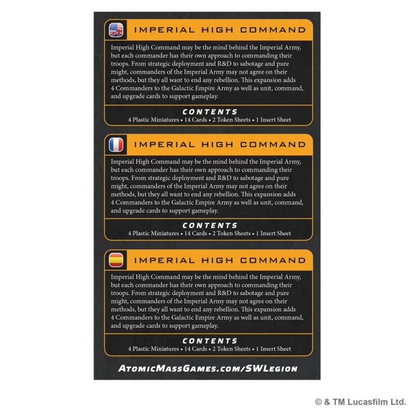 SWL: Imperial High Command