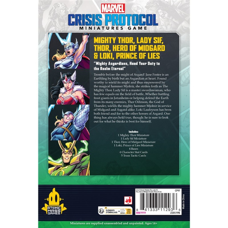 MCP: Mighty Thor, Lady Sif, Thor & Loki
