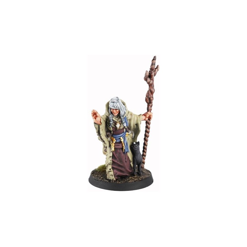 Miniatura Bruja 32mm - The Path Of The Adventurers El Juego de Rol