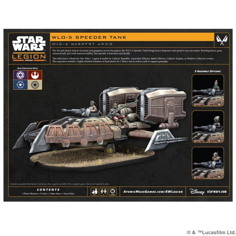 SWL: WL0-5 Speeder Tank