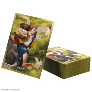 MTG The Hobbit Art Sleeves On an Adventure