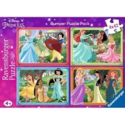 Puzzle 4 X 42 Bumper Pack: Princesas Disney