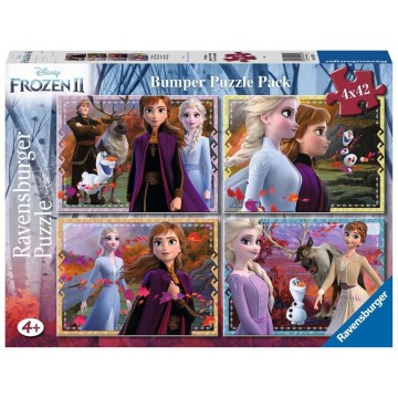 Puzzle 4 X 42 Bumper Pack: Frozen 2
