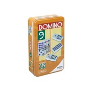 DOMINO COLORES DOBLE 9 METAL BOX
