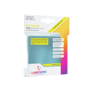 Prime Big Square-Sized Sleeves 82x82mm (50)