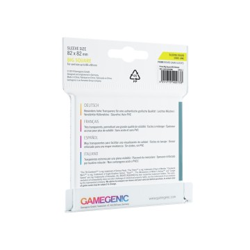 Prime Big Square-Sized Sleeves 82x82mm (50)