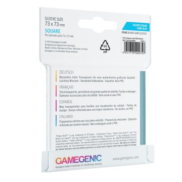 Prime Square-Sized Sleeves 73x73mm (50)