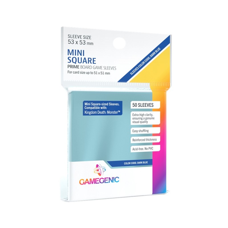 Prime Mini Square-Sized Sleeves 53x53mm (50)