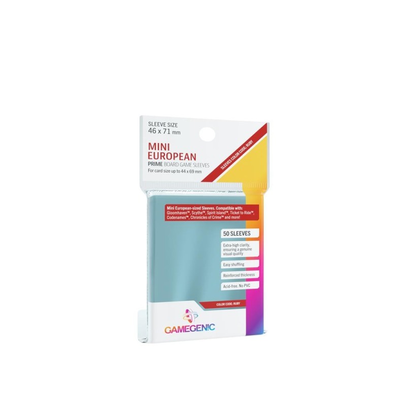Prime Mini European-Sized Sleeves 46x71mm (50)