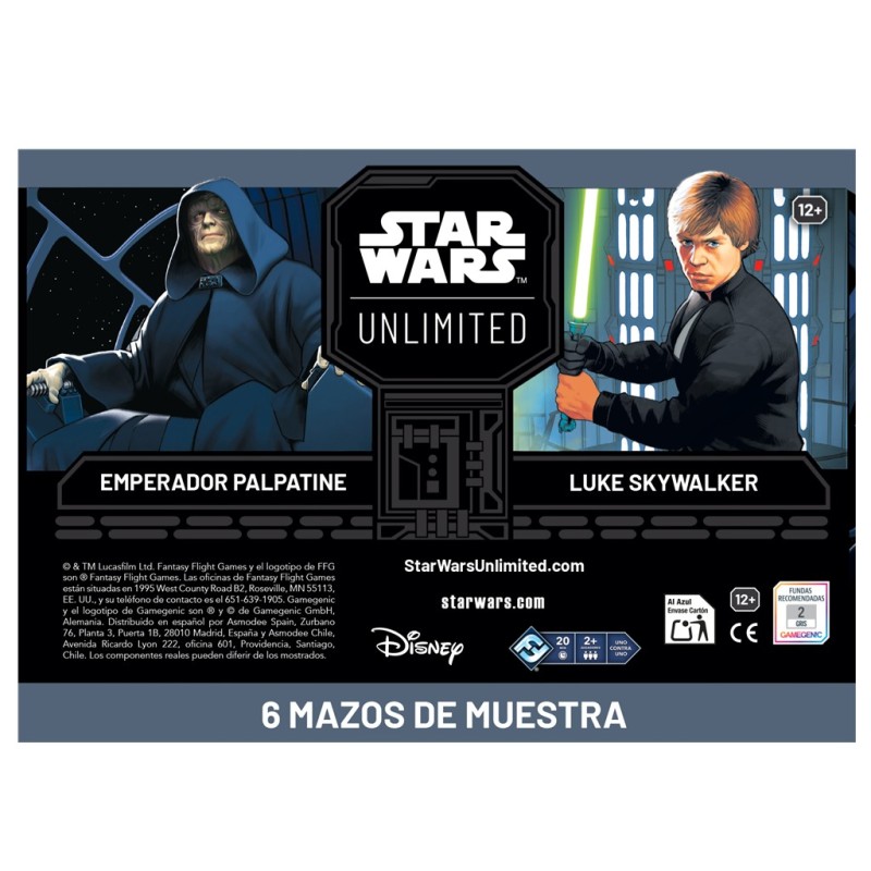 SWU: Cenizas del Imperio Mazos de muestra (6)