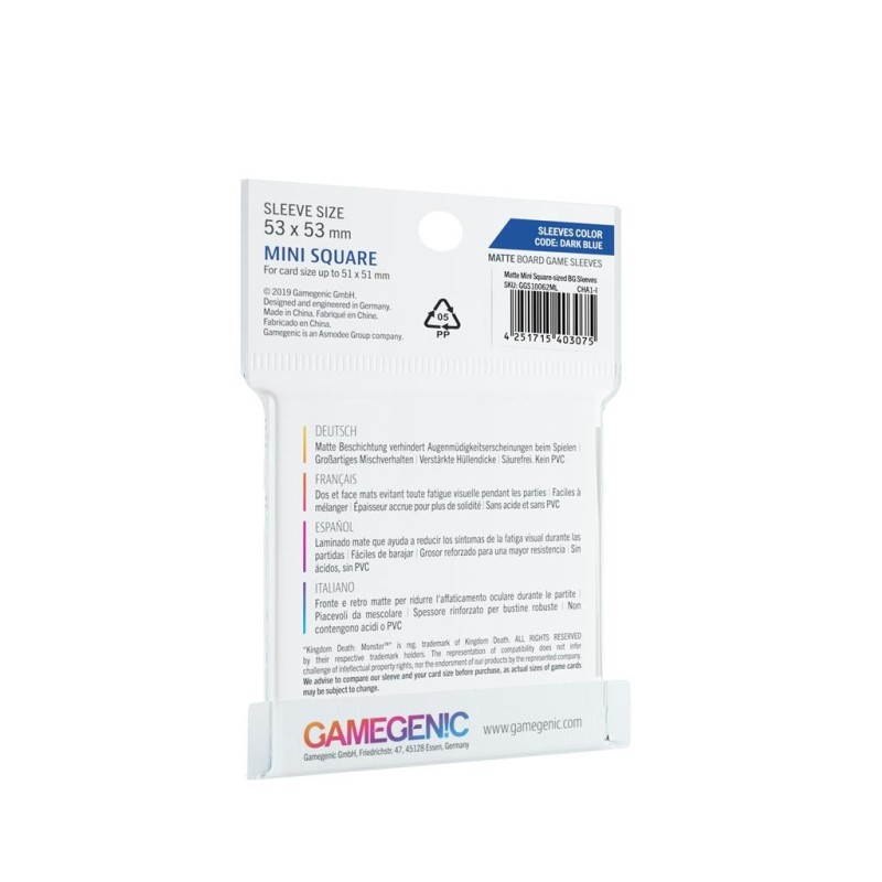 Matte Mini Square-Sized Sleeves 53x53mm (50)