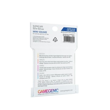 Matte Mini Square-Sized Sleeves 53x53mm (50)
