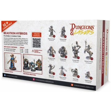 Beastkin Hybrids - Dungeons & Lasers (Inglés)