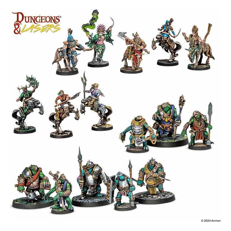 Beastkin Hybrids - Dungeons & Lasers (Inglés)