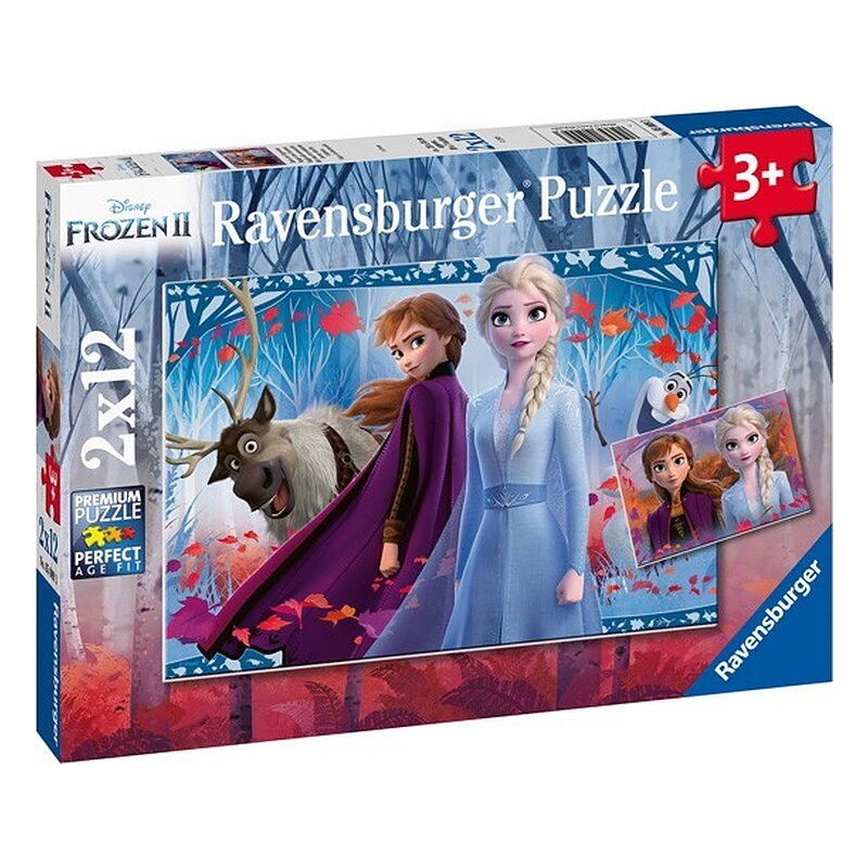 Puzzle 2 X 12 Pz: Frozen 2