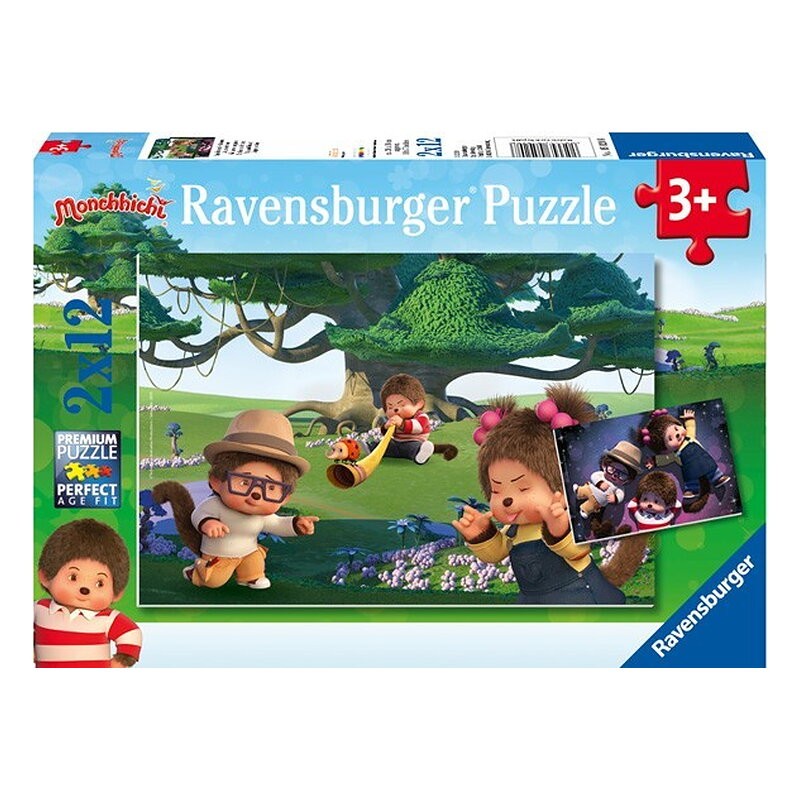 Puzzle 2 X 12 Pz: Monchhichi