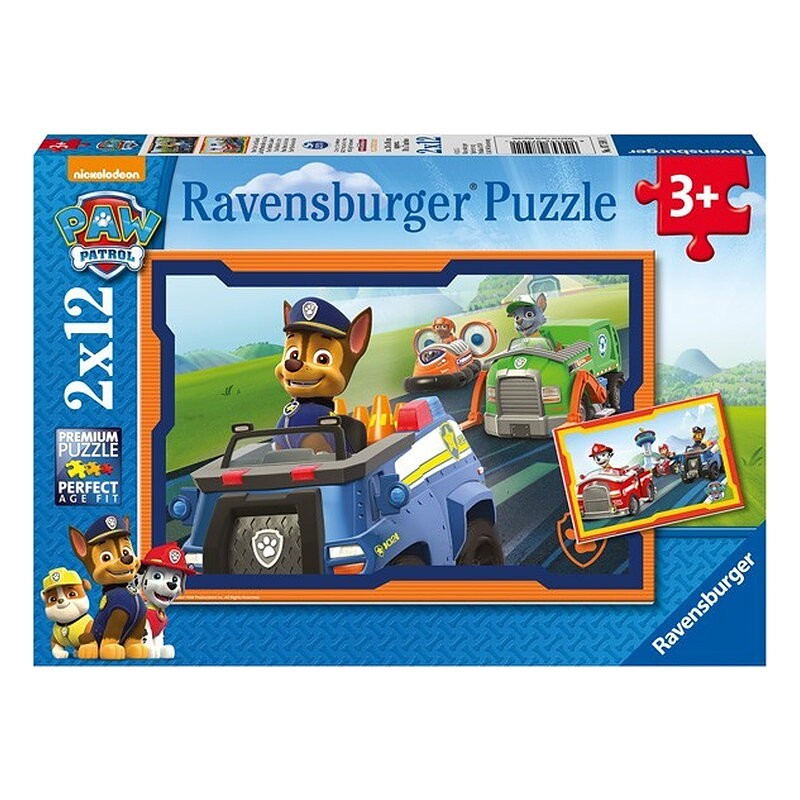 Puzzle 2 X 12 Pz: Paw Patrol B