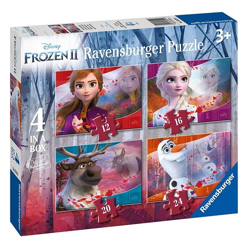 Puzzle 4 en 1: Frozen 2