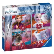 Puzzle 4 en 1: Frozen 2