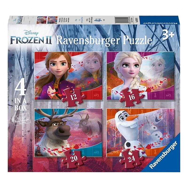 Puzzle 4 en 1: Frozen 2