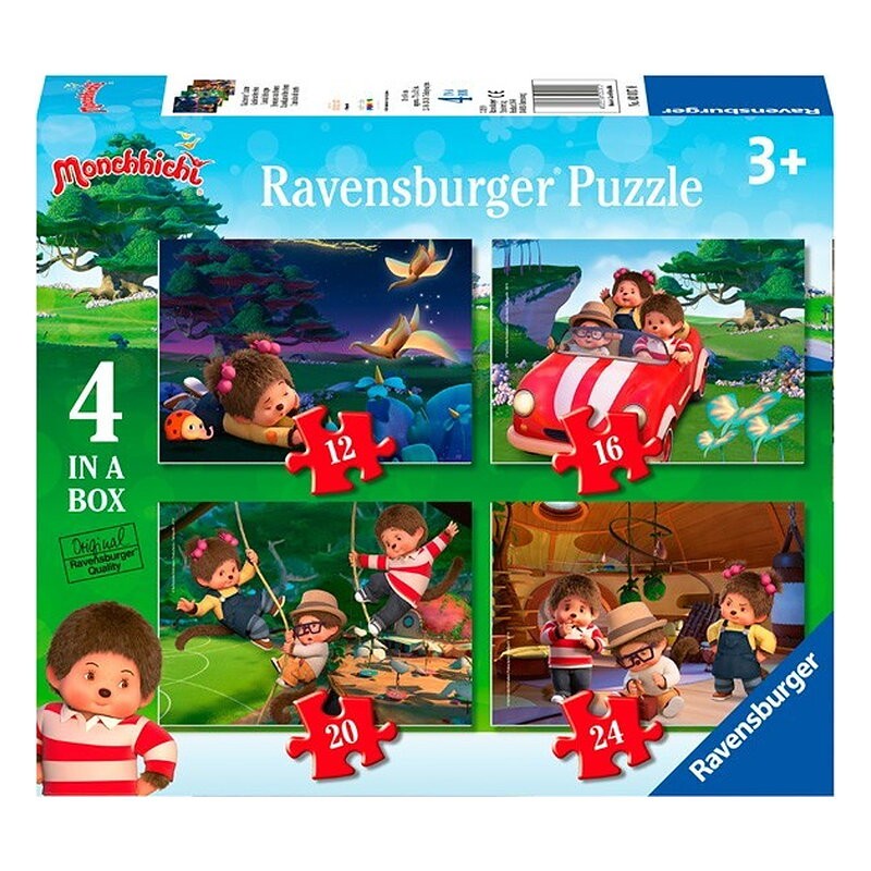 Puzzle 4 en 1: Monchhichi