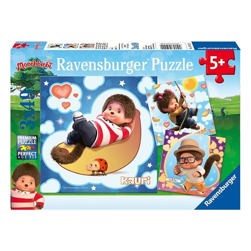 Puzzle 3 X 49 Pz: Monchhichi