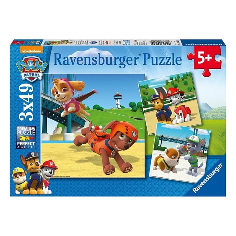 Puzzle 3 X 49 Pz: Paw Patrol B