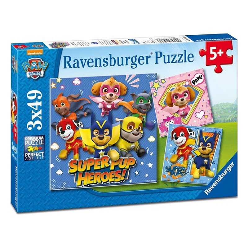 Puzzle 3 X 49 Pz: Paw Patrol D