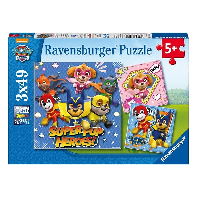 Puzzle 3 X 49 Pz: Paw Patrol D