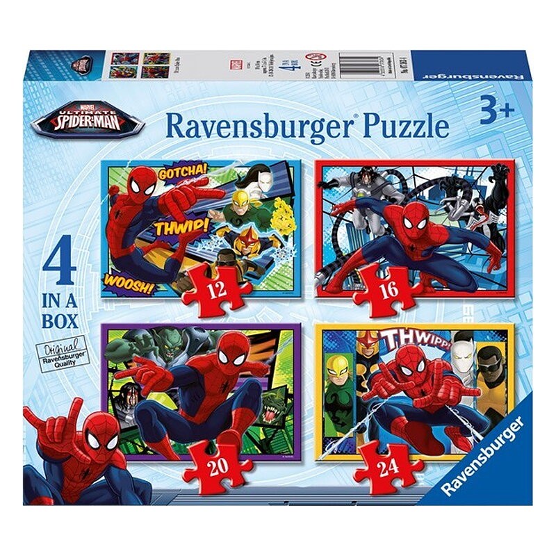 Puzzle 4 en 1: Ultimate Spiderman
