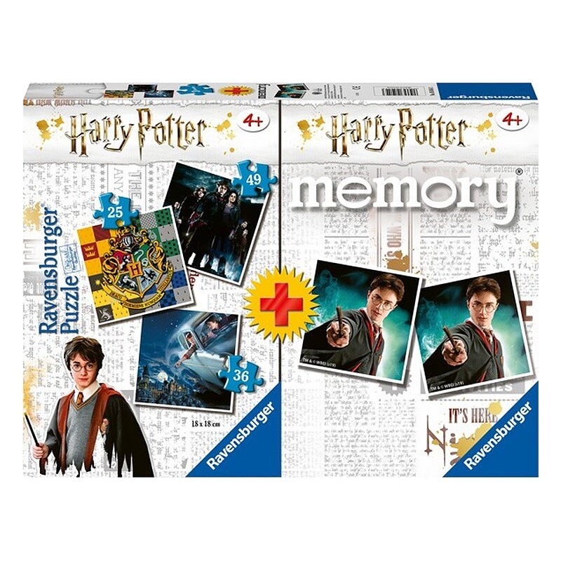 Multipack Memory + 3 Puzzles: Harry Potter