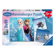 Puzzle 3 X 49 Pz: Frozen B