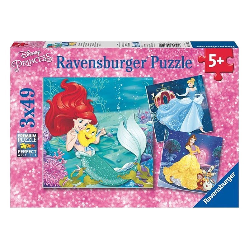 Puzzle 3 X 49 Pz: Princesas Disney B
