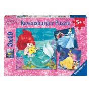 Puzzle 3 X 49 Pz: Princesas Disney B