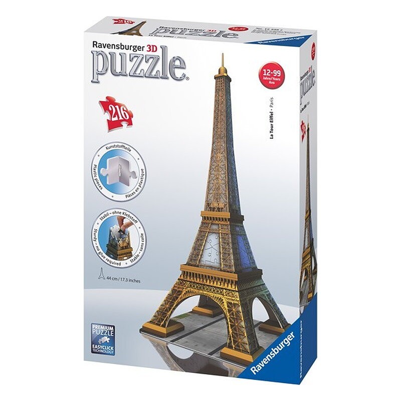 Puzzle 3D - Serie Media: Tour Eiffel