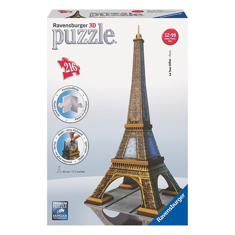 Puzzle 3D - Serie Media: Tour Eiffel