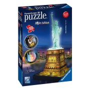 Puzzle 3D - Serie Especial: Estatua De La Libertad- Night Edition