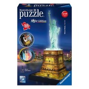 Puzzle 3D - Serie Especial: Estatua De La Libertad- Night Edition