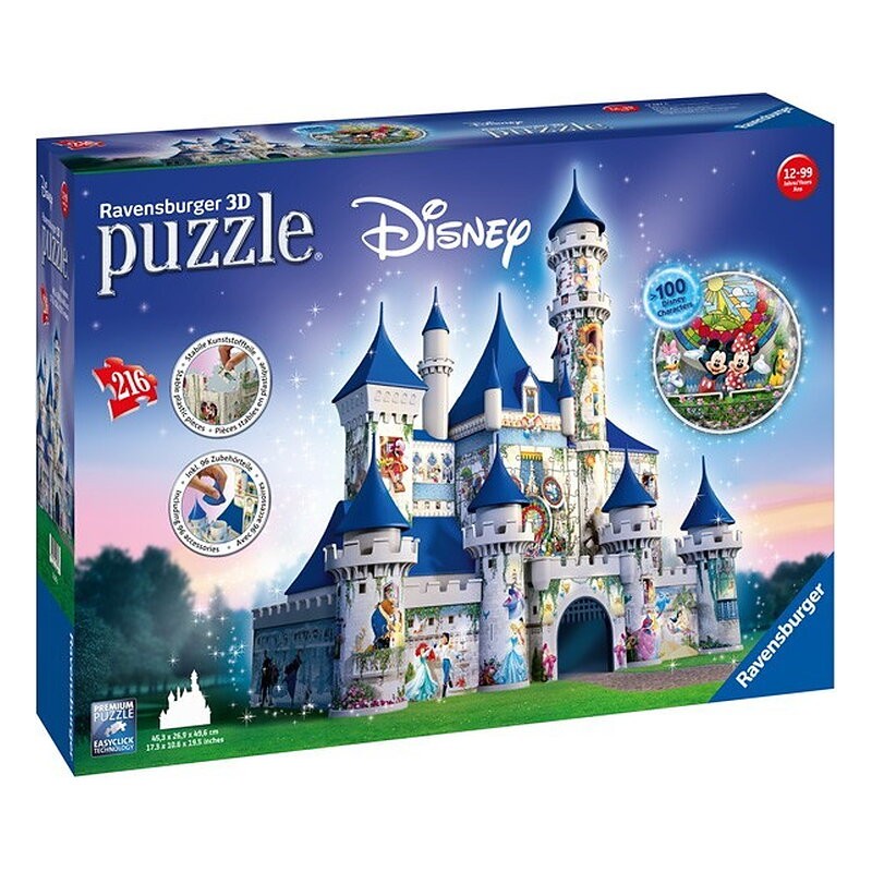 Puzzle 3D - Serie Maxi: Disney Fantasy Castle